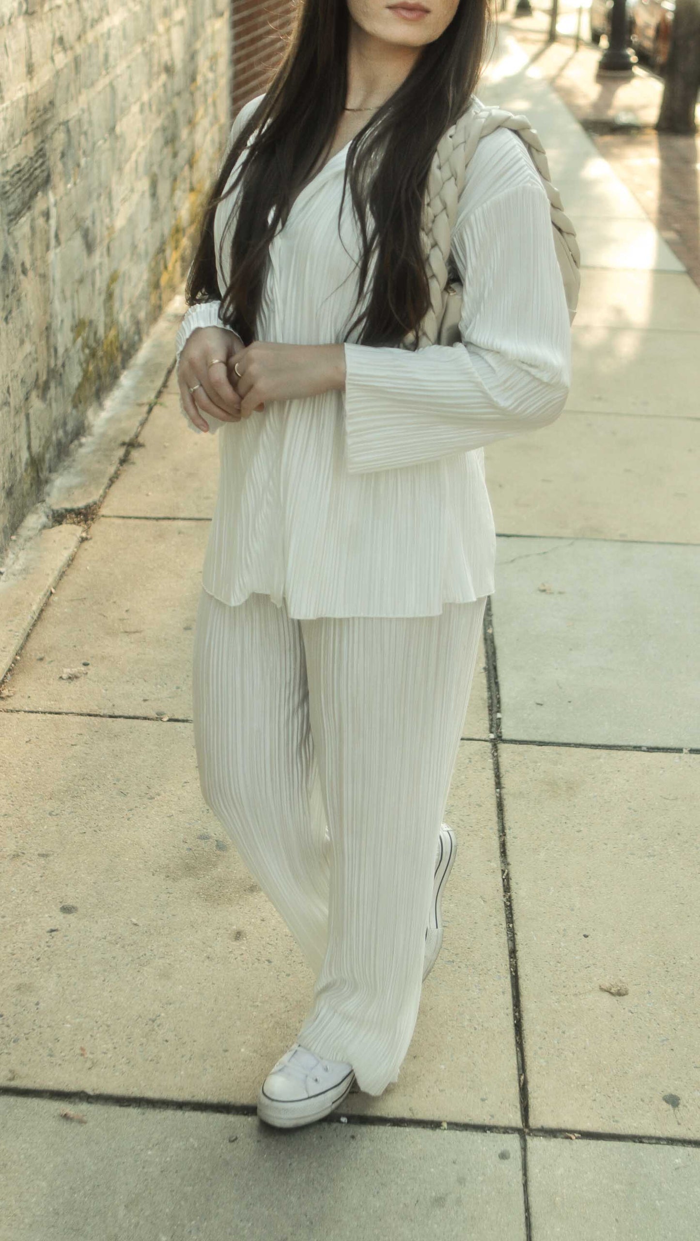 Celine 2 Piece Pleated Set
