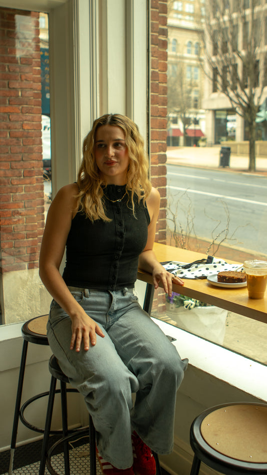 Imani Button Down Tank Top